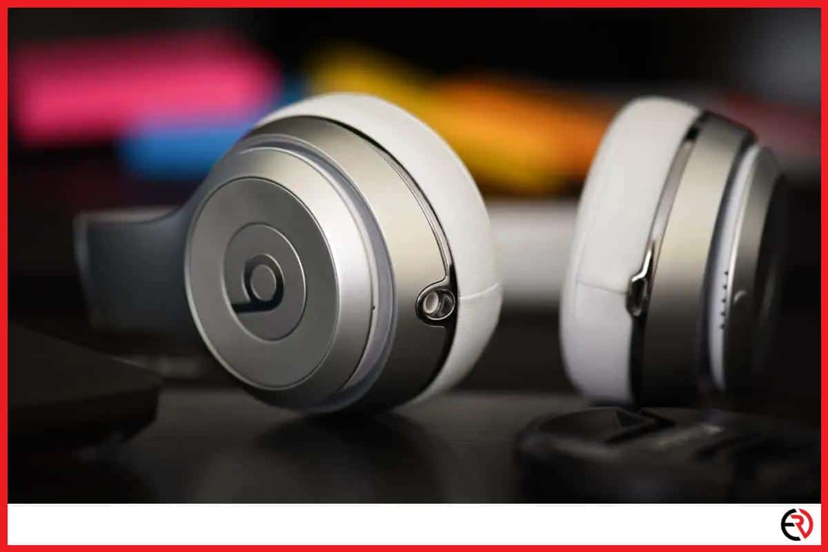 A pair of Beats by Dre wireless headphones