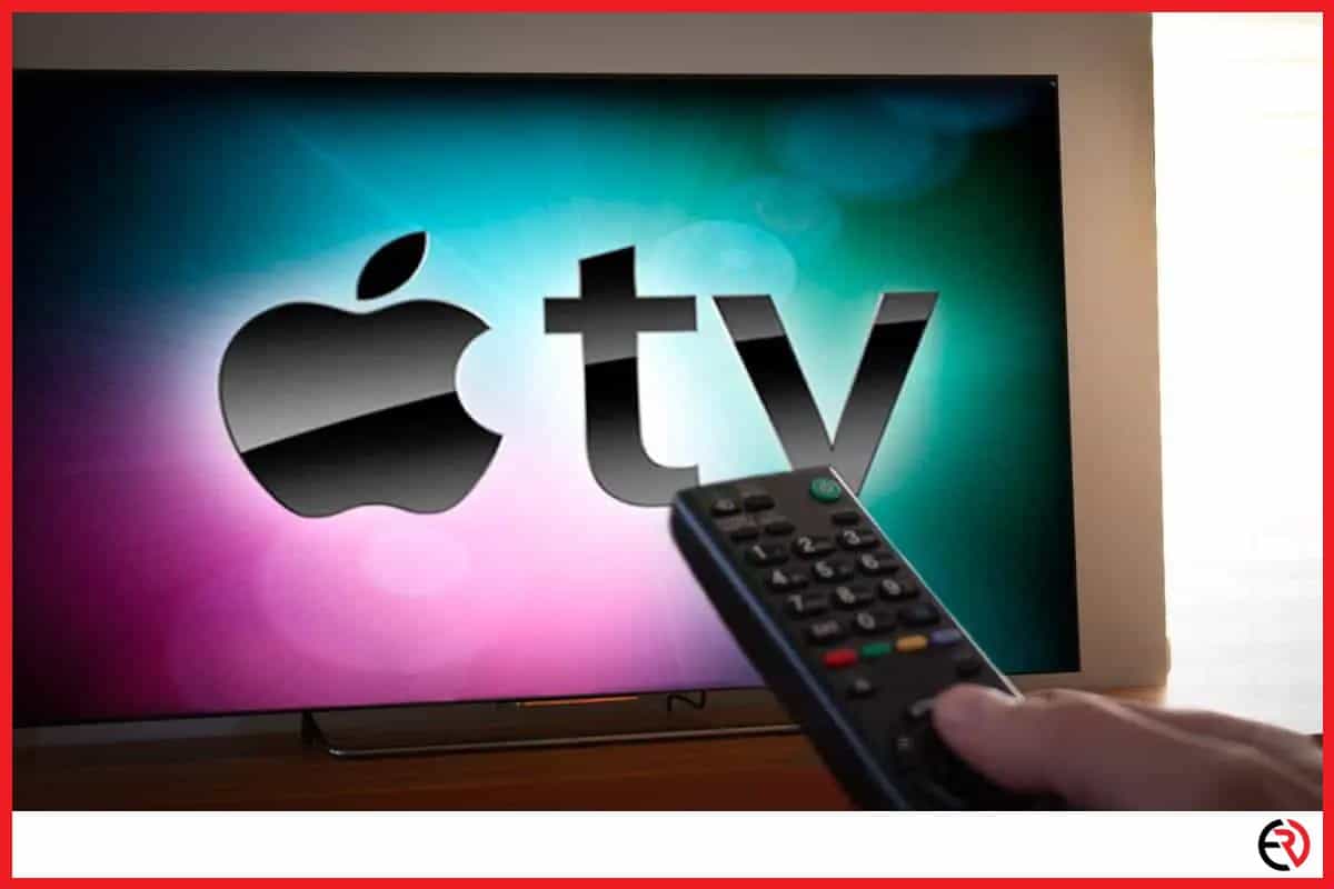 TV with Apple logo