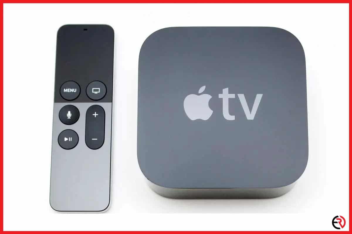 Apple TV with remote control