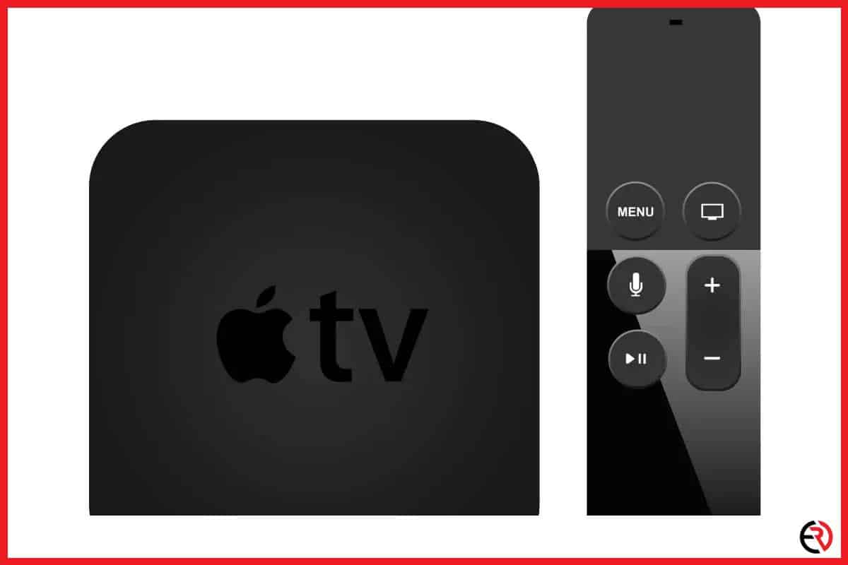 Apple TV with a remote
